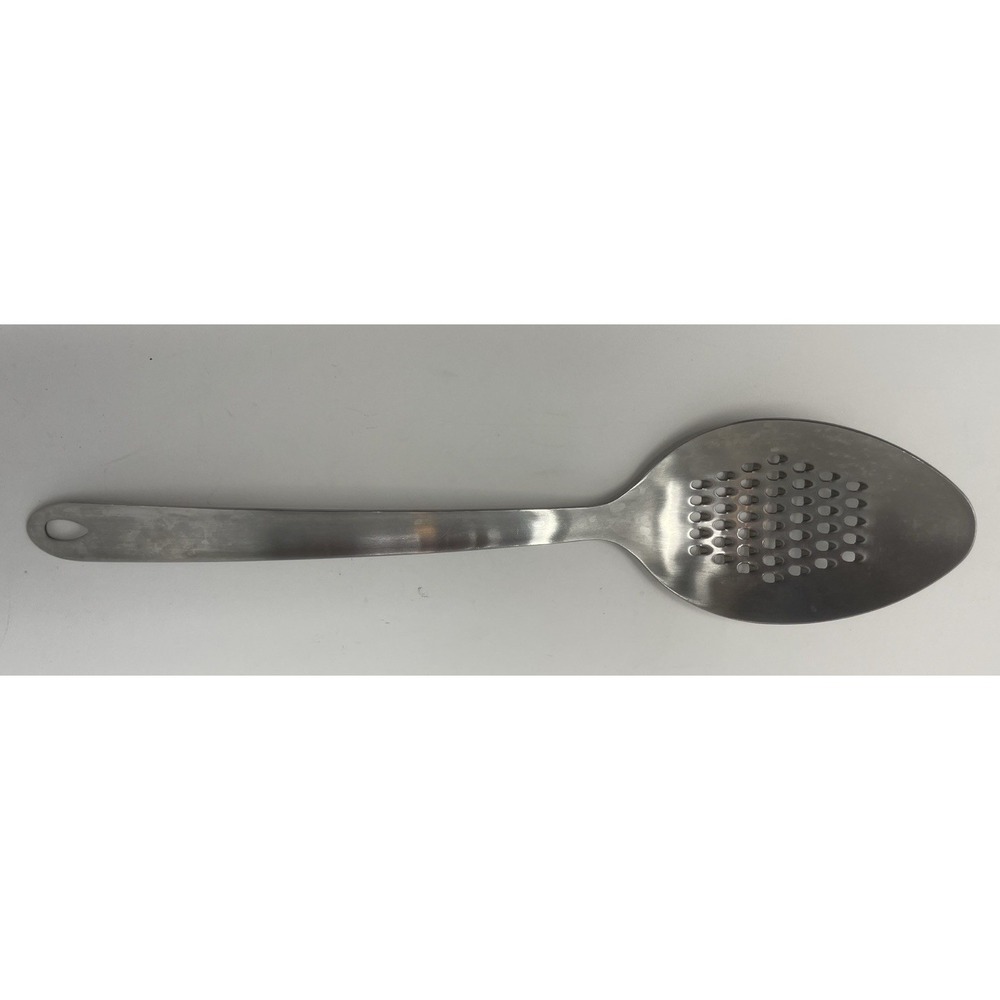 Vintage Stainless Steel Cooking Spoon With Holes
